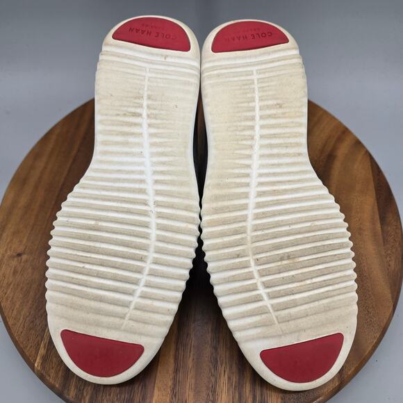 Cole Haan 2.Zerogrand Oxfords Men's 8.5 M Gray Suede Leather Laser Wingtip Shoes - Picture 7 of 8